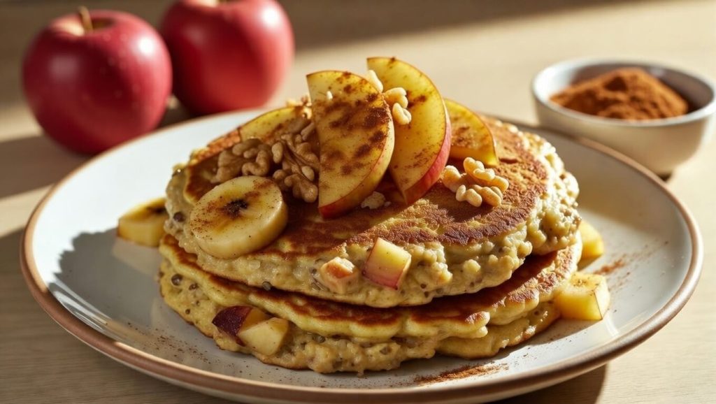 Quick high protein pancakes