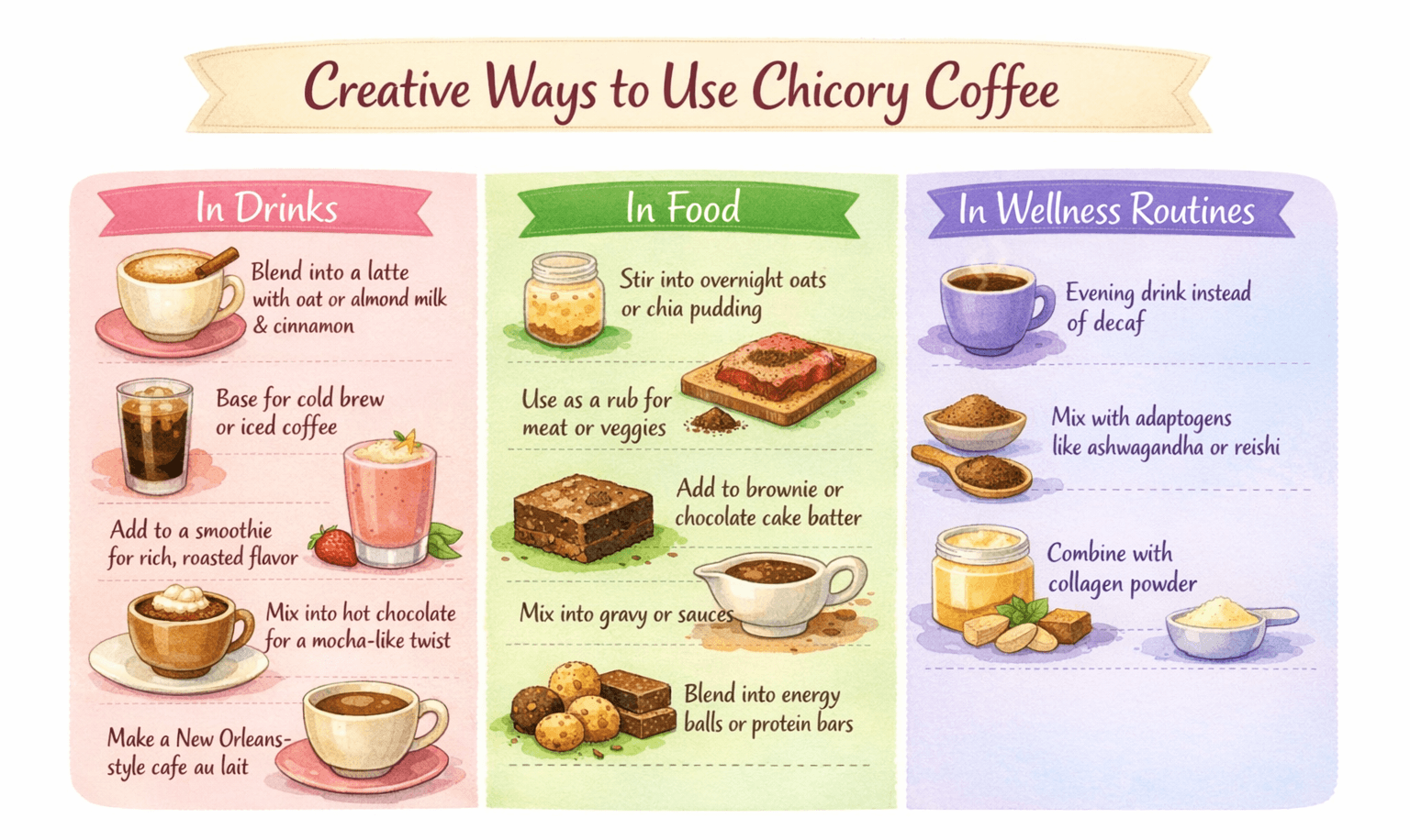 Creative ways to use chicory coffee