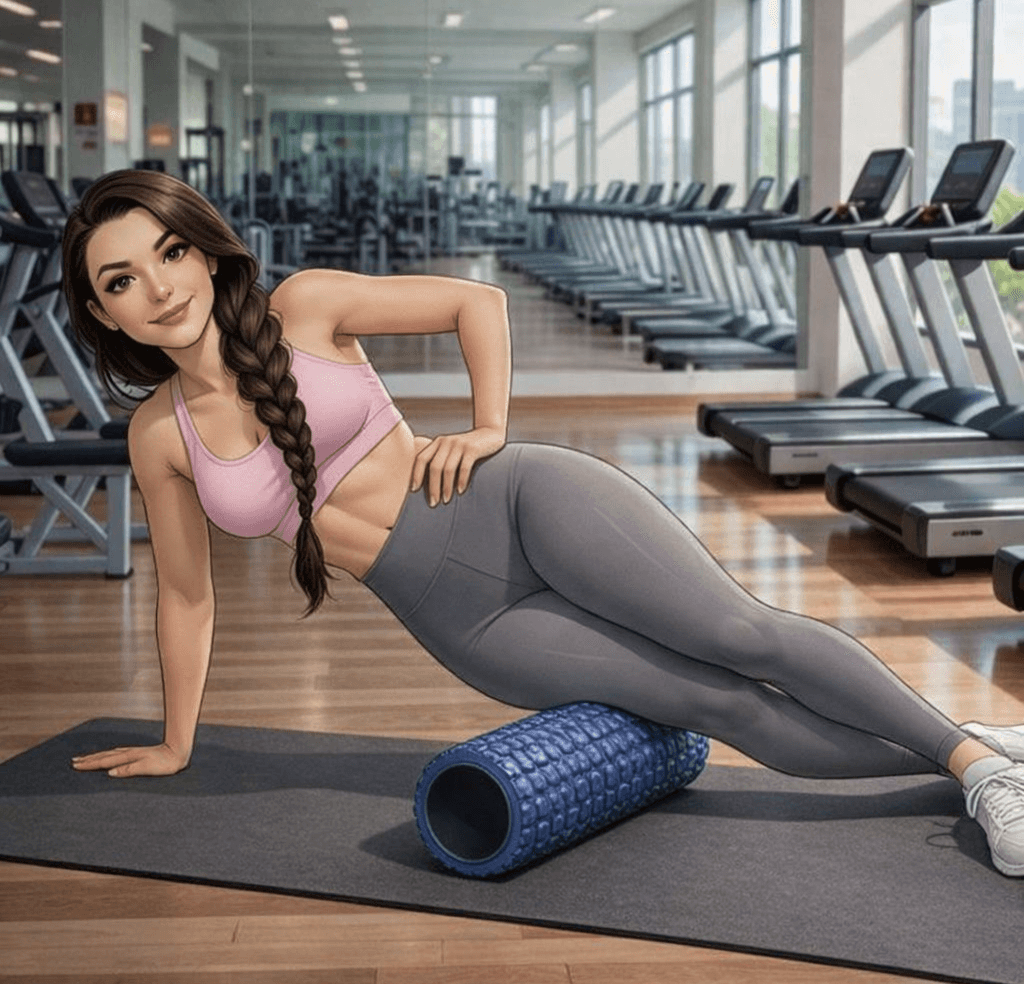 IT band foam rolling