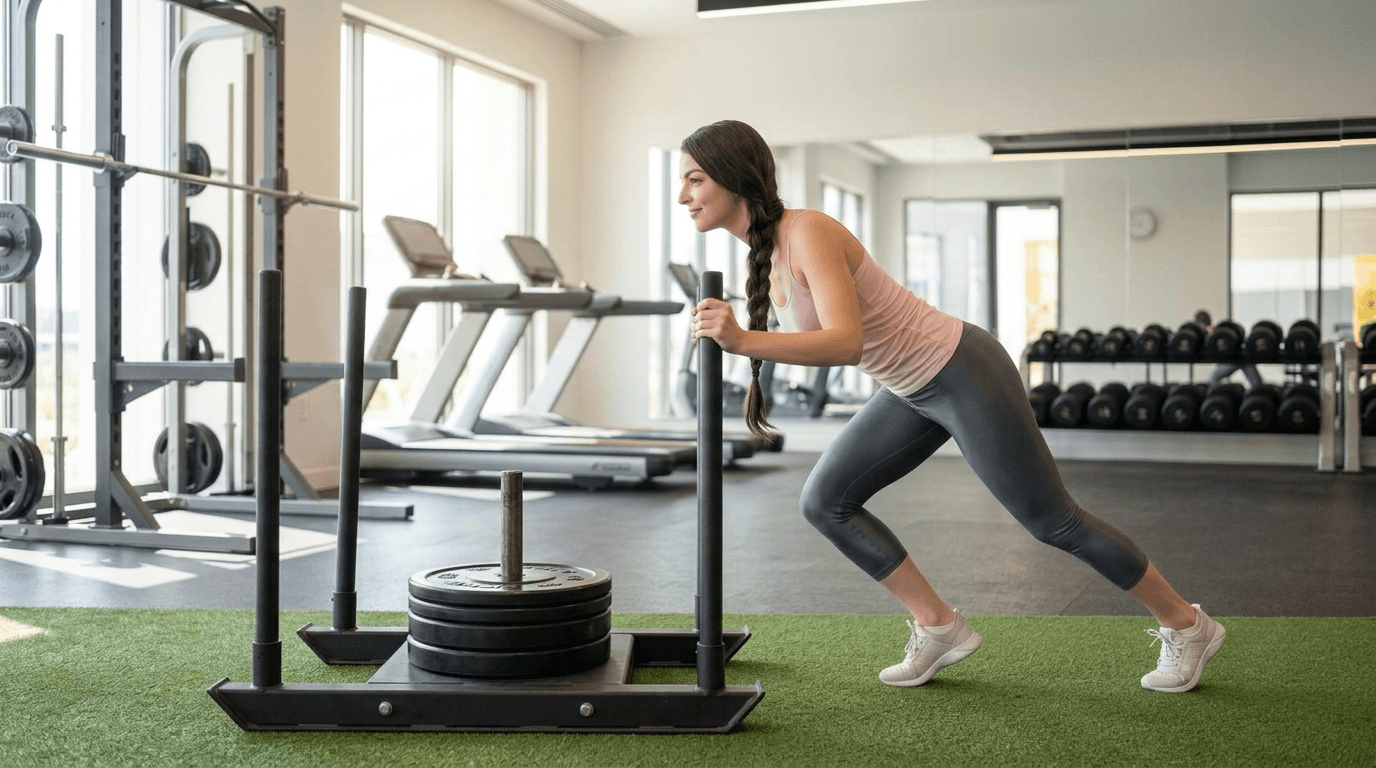 Sled pushes