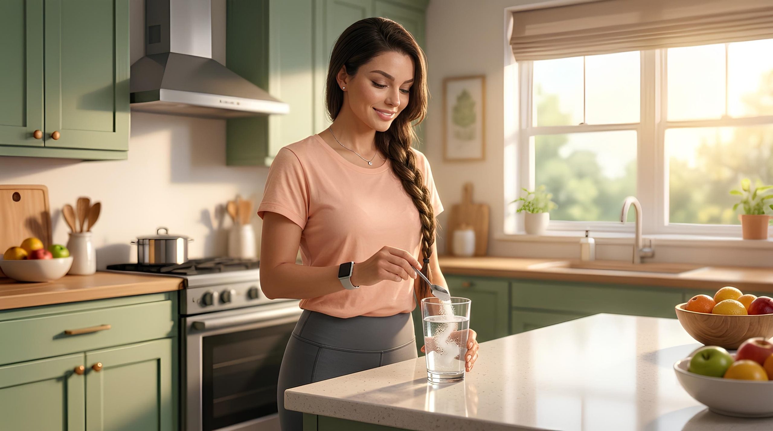 Mixing collagen powder into water